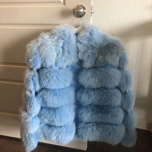%100 Real FOX FUR coat